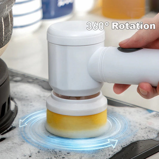 Electric cleaning scrub brush